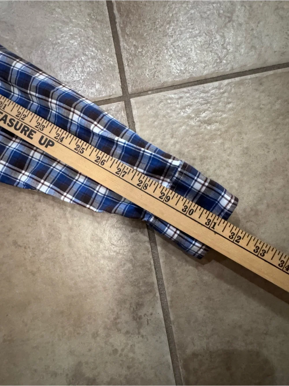 J. Crew Blue and White Plaid Button-Down Shirt - Men's Casual